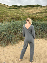 Load image into Gallery viewer, Etta Jumpsuit - Maternity Jumpsuit &amp; Breastfeeding Jumpsuit - Grey
