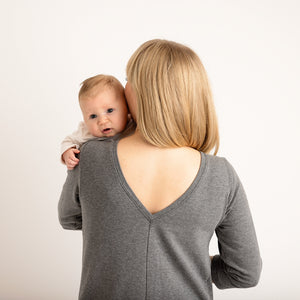 Etta Jumpsuit - Maternity Jumpsuit & Breastfeeding Jumpsuit - Grey