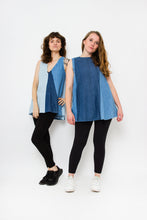 Load image into Gallery viewer, Denim Nursing &amp; Maternity Top | RE:LOVED | Breast Dressed
