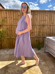 Nursing & Maternity Dress - Lucy - Lavender