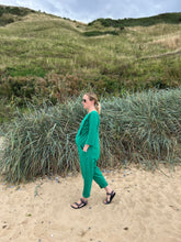 Load image into Gallery viewer, Etta Jumpsuit - Maternity Jumpsuit &amp; Breastfeeding Jumpsuit - Green
