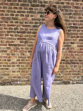 Load image into Gallery viewer, Nursing &amp; Maternity Jumpsuit - Ada - Lavender
