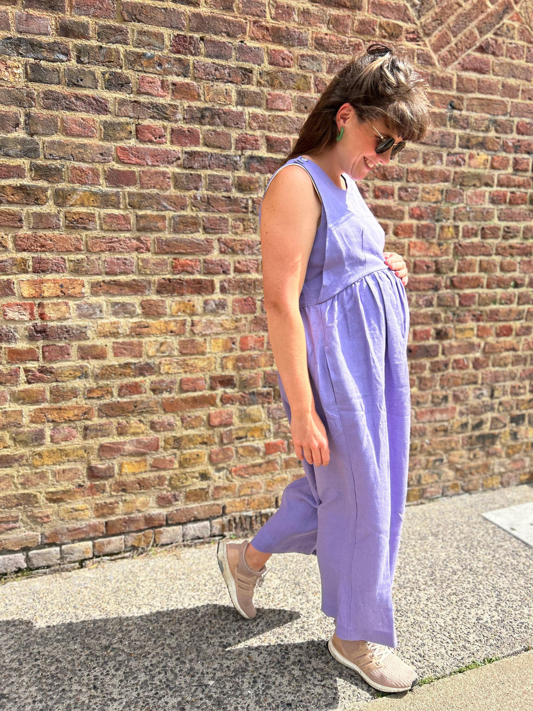 Nursing & Maternity Jumpsuit - Ada - Lavender