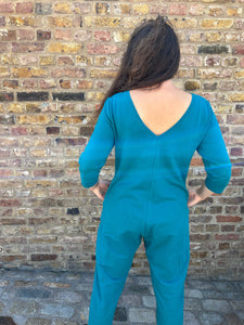 Etta Jumpsuit - Maternity Jumpsuit & Breastfeeding Jumpsuit - Teal