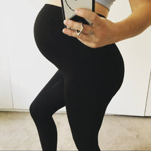 Load image into Gallery viewer, Maternity Leggings - Bump Supporting - Penny Legging - Black

