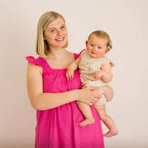 Maternity & Nursing Dress | Pink | Breast Dressed