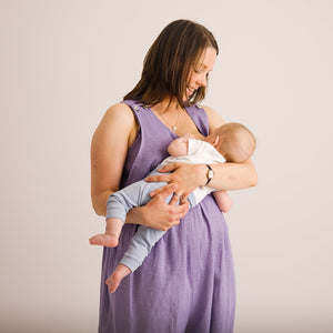 Nursing & Maternity Jumpsuit - Ada - Lavender