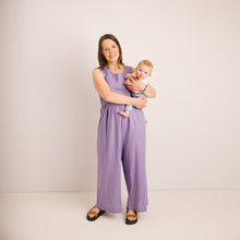 Load image into Gallery viewer, Nursing &amp; Maternity Jumpsuit - Ada - Lavender
