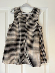 Lucinda Dress - Mini Me Dress - Navy gingham