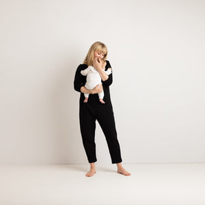 Etta Jumpsuit - Maternity Jumpsuit & Breastfeeding Jumpsuit - Black