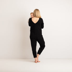 Etta Jumpsuit - Maternity Jumpsuit & Breastfeeding Jumpsuit - Black