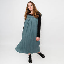 Load image into Gallery viewer, Maternity &amp; Nursing Dress | Teal Green | Breast Dressed
