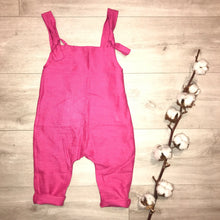 Load image into Gallery viewer, Baby Romper | Pink Linen | Breast Dressed
